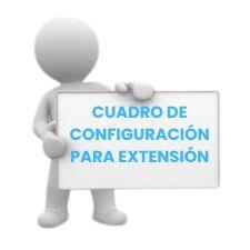 Cuadro de configuración de secciones de extensión (R0)