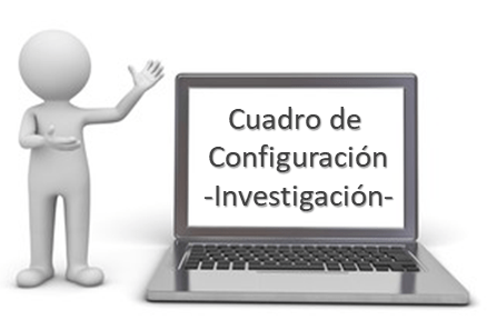 Cuadro de configuración de secciones de Investigación (R0)